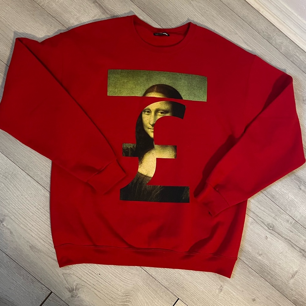 MonaLisa red sweater